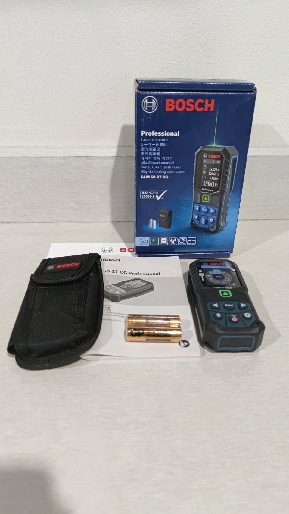 เลเซอร์วัดระยะ50ม. GLM50-27CG BOSCH