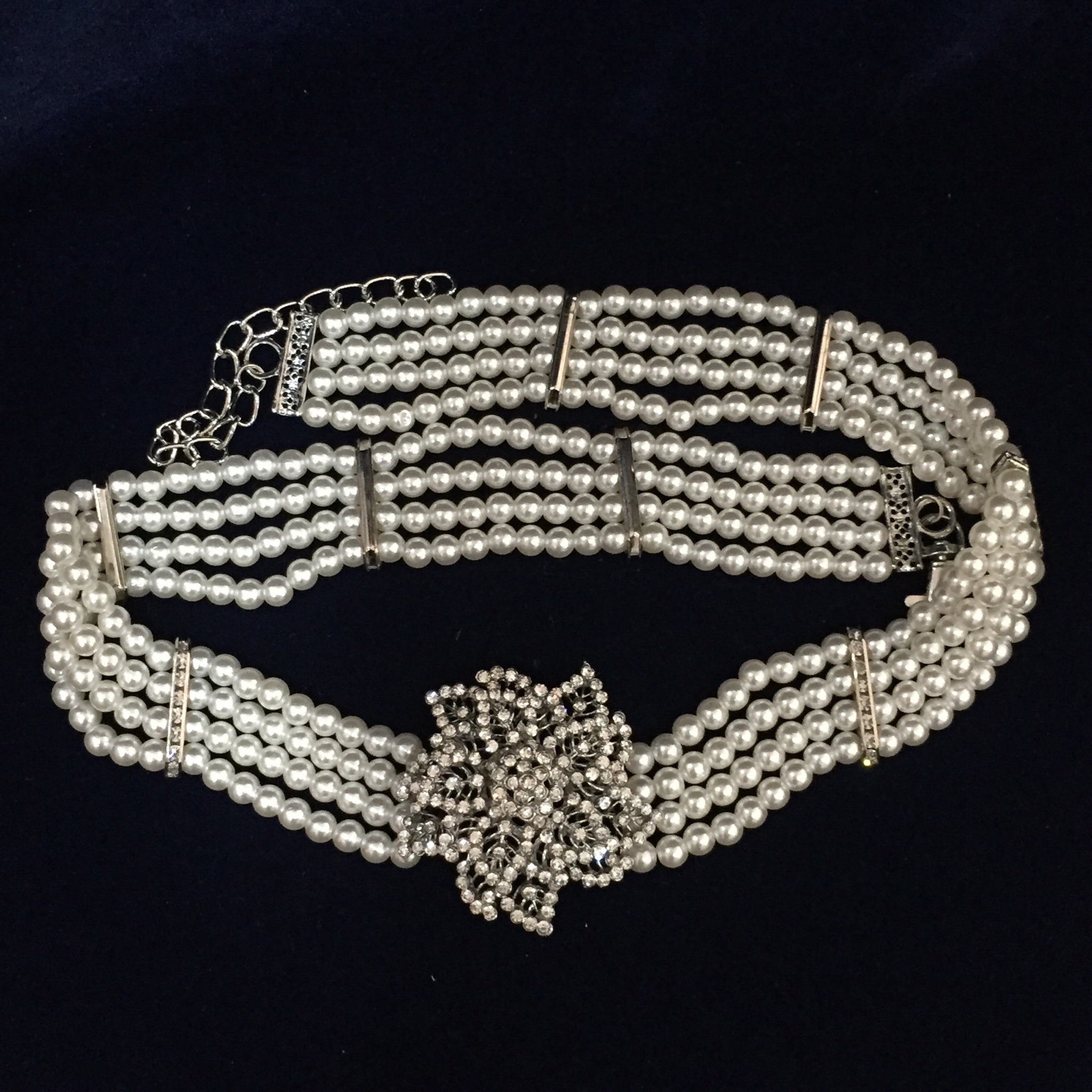 (พร้อมส่ง) เข็มขัดมุก016