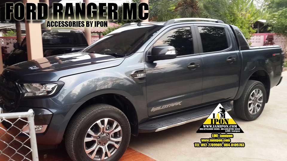 PLATE DOOR HANDLE FORD RANGER T6-MC FLATBLACK เบ้ารองมือเปิดดำด้านฟอร์ดเรนเจอร์ T6-MC