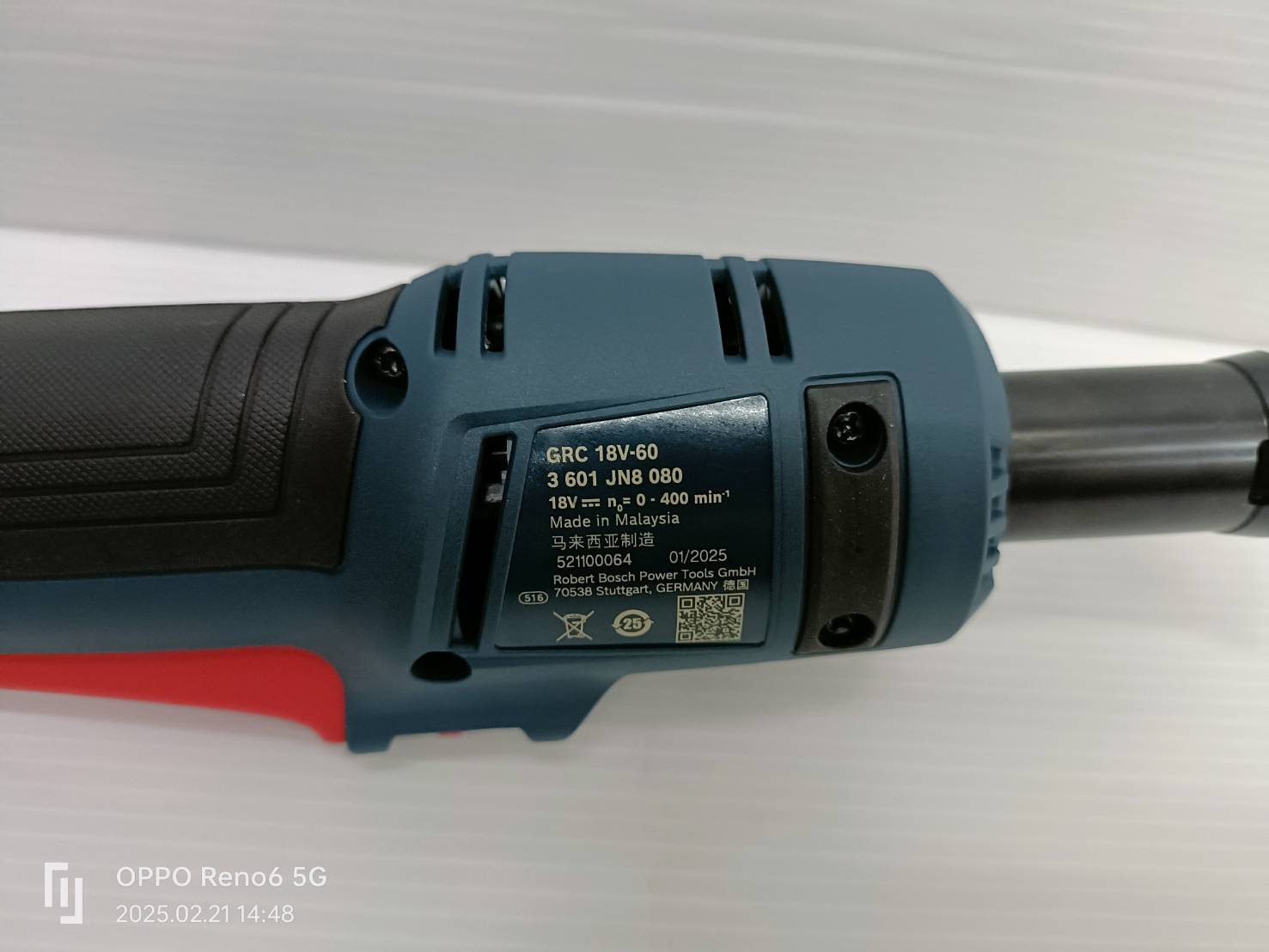 ประแจด้ามฟรี3/8" 18V GRC18V-60 BOSCH 06019N8080