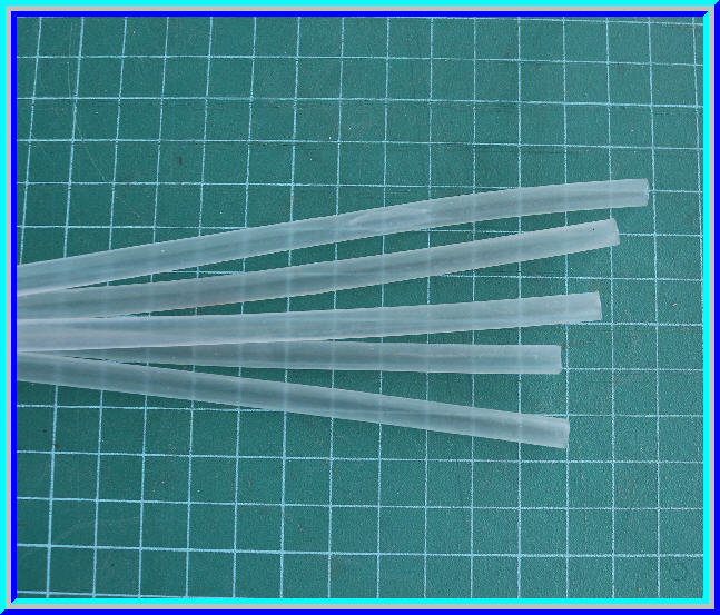 1x ท่อหด สีขาวใส ขนาด 5 มม. ยาว 1 เมตร