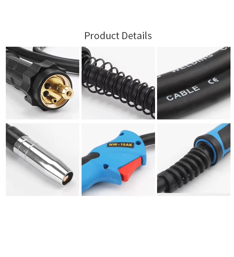 ANDELI 15AK ปืนเชื่อมพร้อมสาย 5 ม. MIG (EURO)