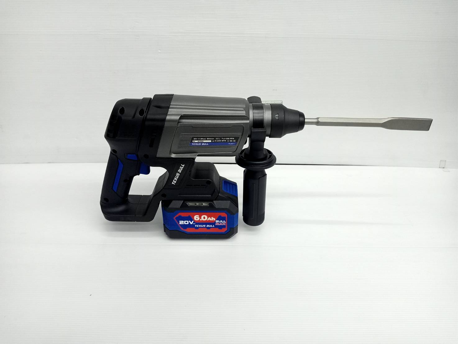 TEXUS BULL สว่านโรตารี่ไร้สาย 26มม. 3ระบบ 20V Rotary Hammer TX-9413 (ครบชุดพร้อมแบต 6.0Ah.)