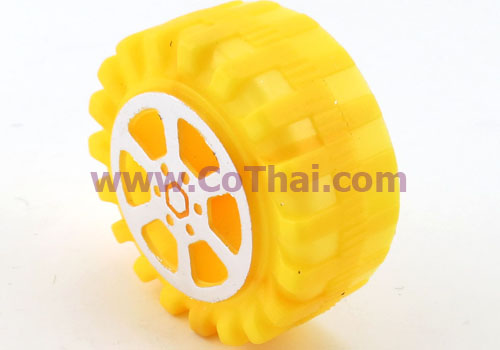 ล้อ สีเหลือง 17.5x42x1.9