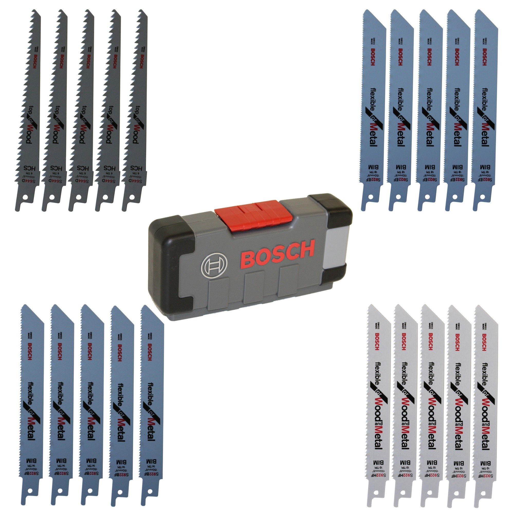 ชุดใบเซเบอร์20ชิ้น พร้อมกล่อง BOSCH #2607010902