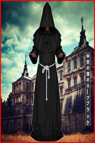 ชุดบาทหลวง / ชุดพ่อมด / ชุดจอมมหาเวท