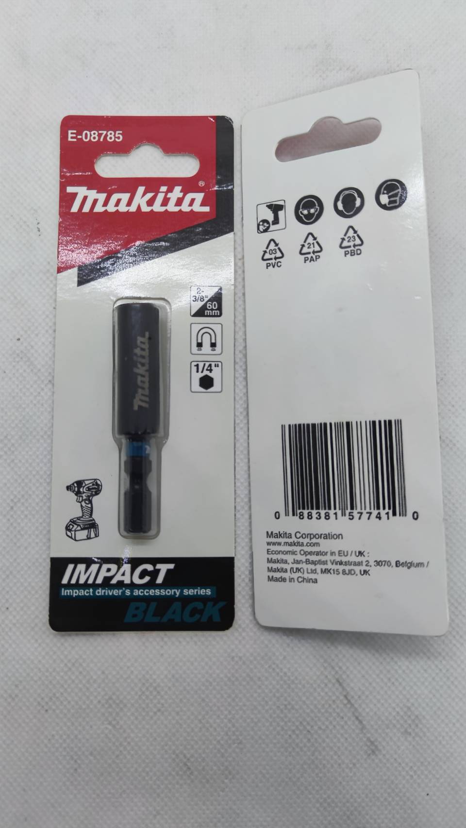 แกนจับดอกไขควงแม่เหล็ก IMPACT BLACK MAKITA #E-08785