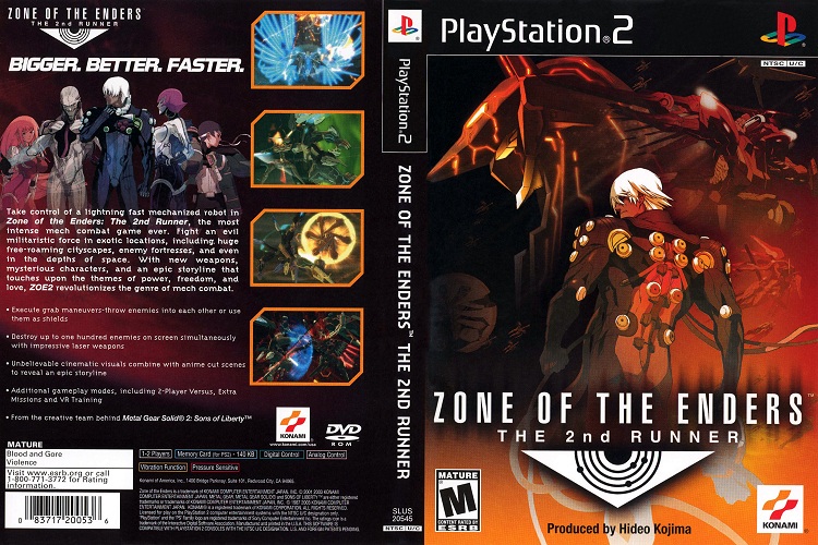 ZONE OF THE ENDERS 2 [US : DVD5 1 Disc]