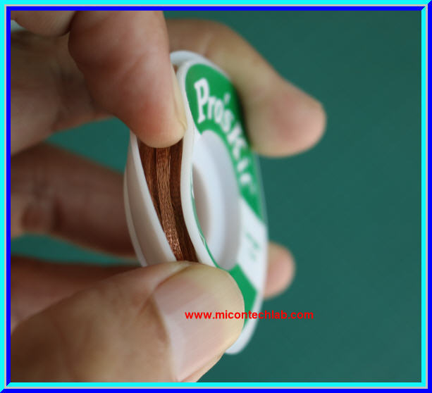 1x ลวดซับตะกั่ว 2.0 มม ยาว 1.5 เมตร ยี่ห้อ Pro's Kit