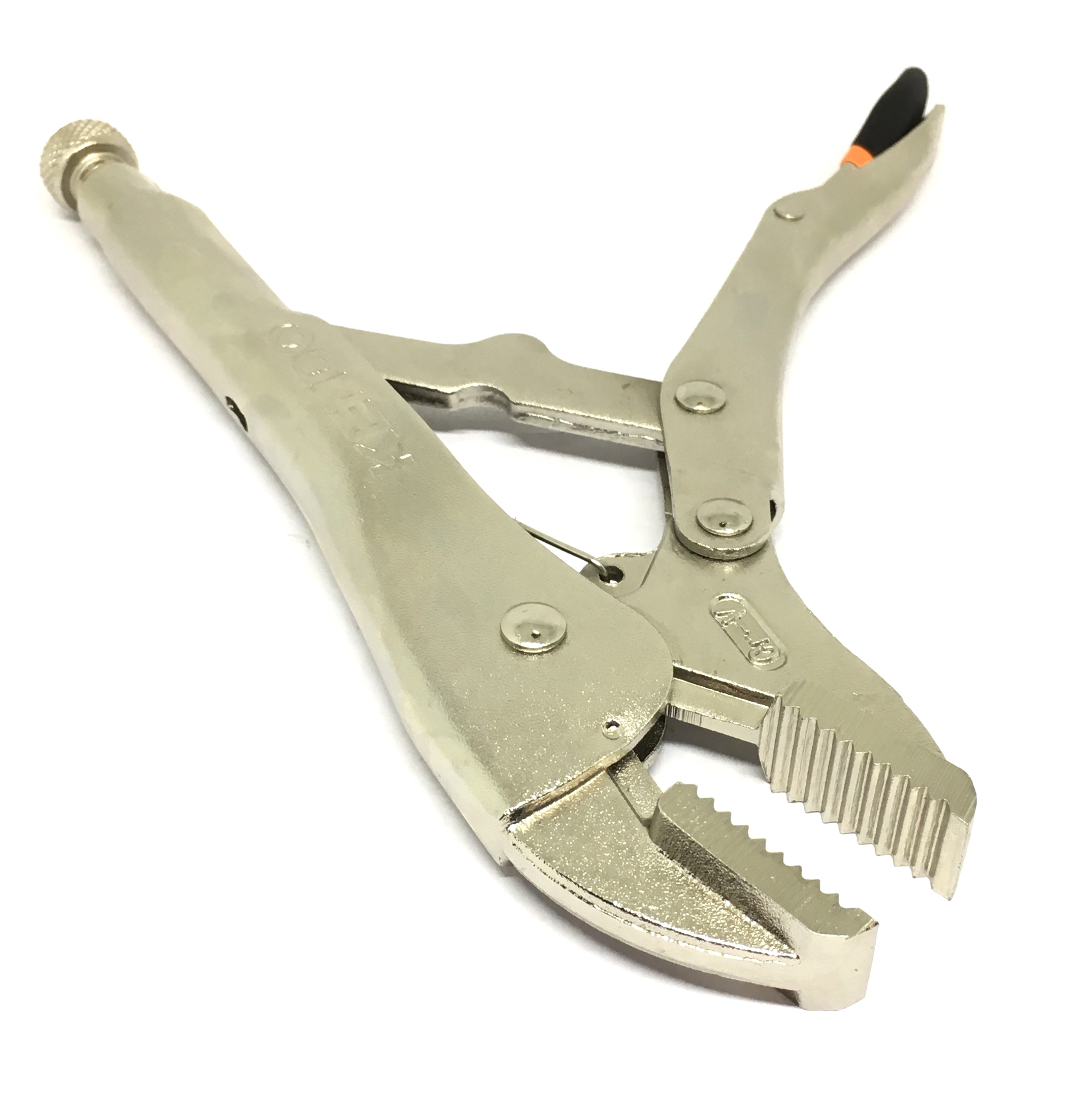 KENDO KD-11610 คีมล็อคปากตรง 250mm. 10" เกรด Cr-V แท้