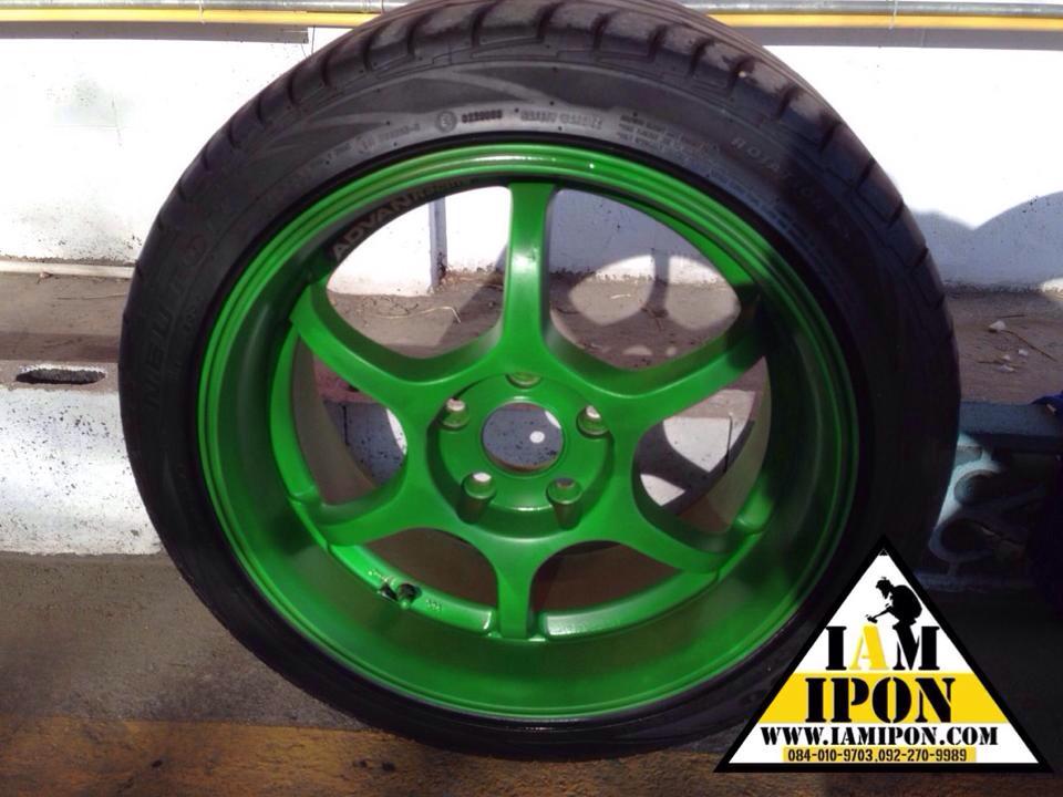 Rubber Paint Apple Green สีสเปร์ยยางสีเขียวด้าน ลอกออกได้