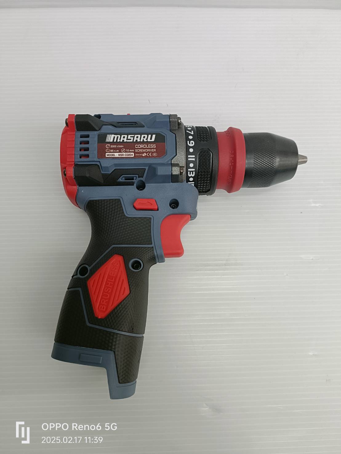 MASARU สว่านไร้สาย2 in 1 รุ่น MSR-CD204-B2 สว่านเปลื่ยนหัวได้