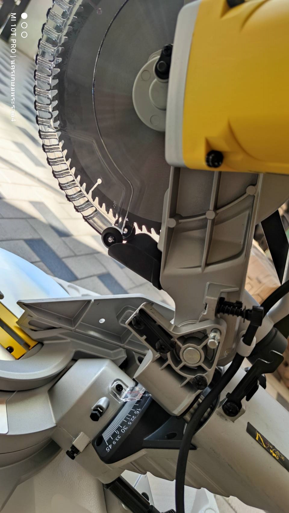 แท่นตัดองศา10" SM18 STANLEY สไลด์ได้ มีเลเซอร์