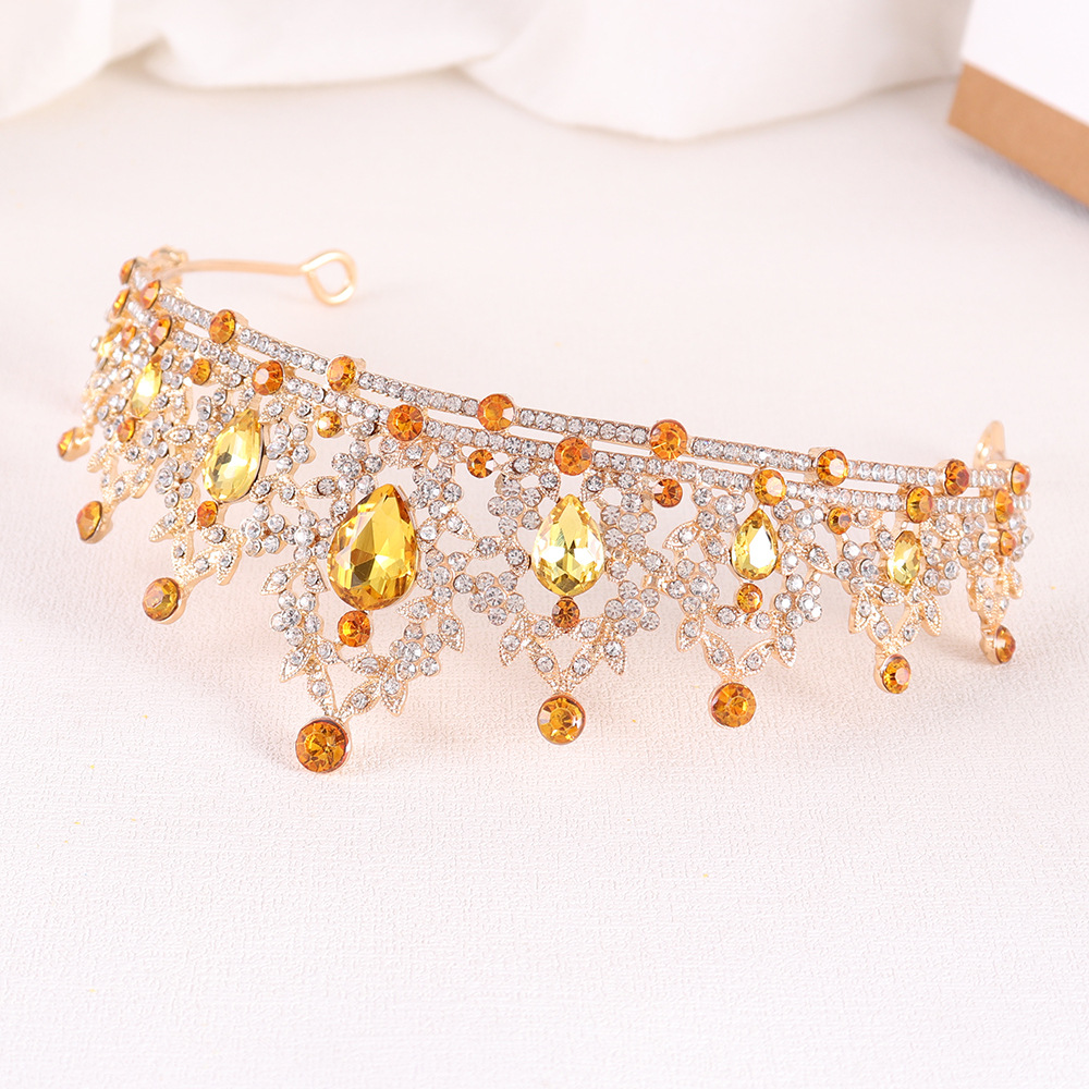 (พร้อมส่ง) เทียร่า 146 สีทอง-เหลืองA งานสวย ปราณีต QCเพชรทุกเม็ด สินค้าพร้อมส่งจากไทย