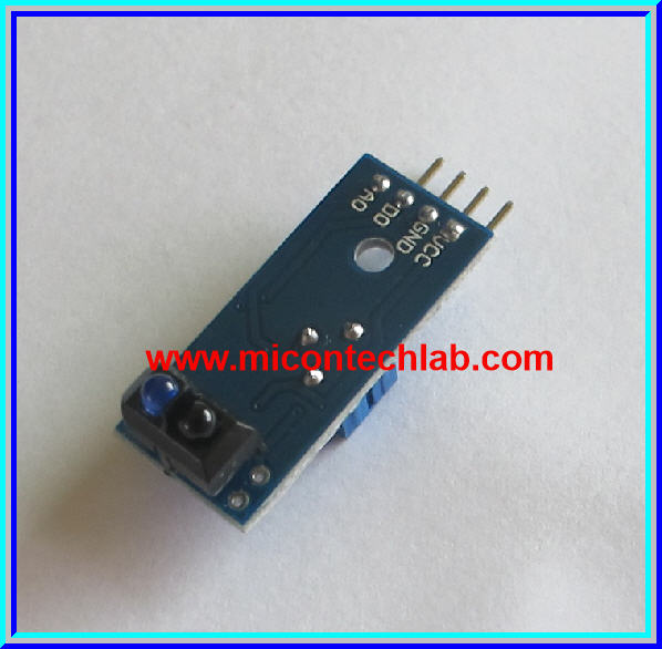 1x TCRT5000 เซ็นเซอร์อินฟาเรดสำหรับหุ่นยนต์วิ่งตามเส้น(Infrared Sensor)