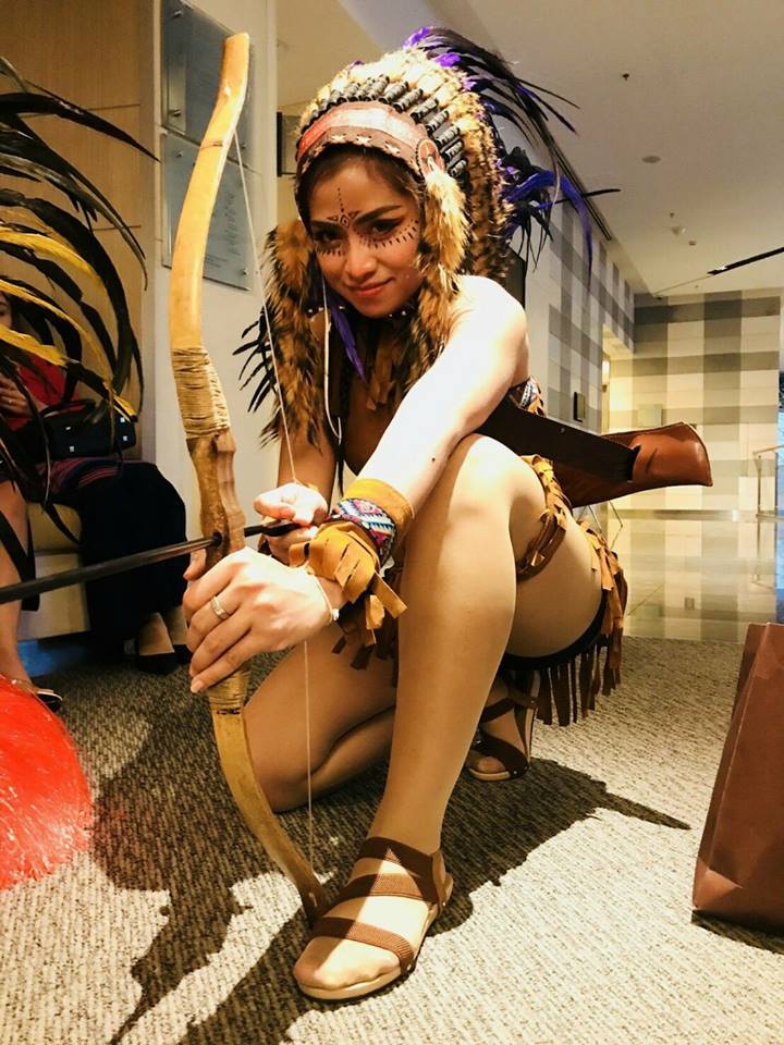 ชุดอินเดียแดงหญิง