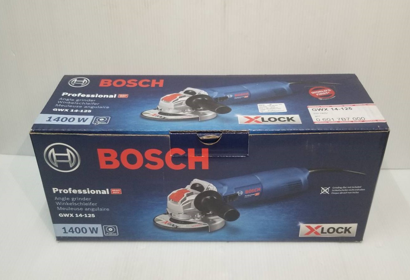 หินเจียร5" GWX14-125 BOSCH X-LOCK 06017B7000