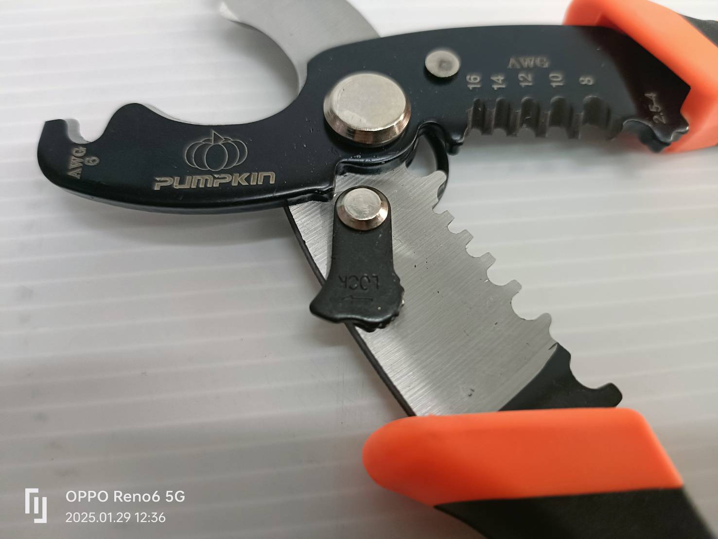 PUMPKIN คีมตัดสายเคเบิ้ลอเนกประสงค์ 7.5″ PTT-CA175X / 14616