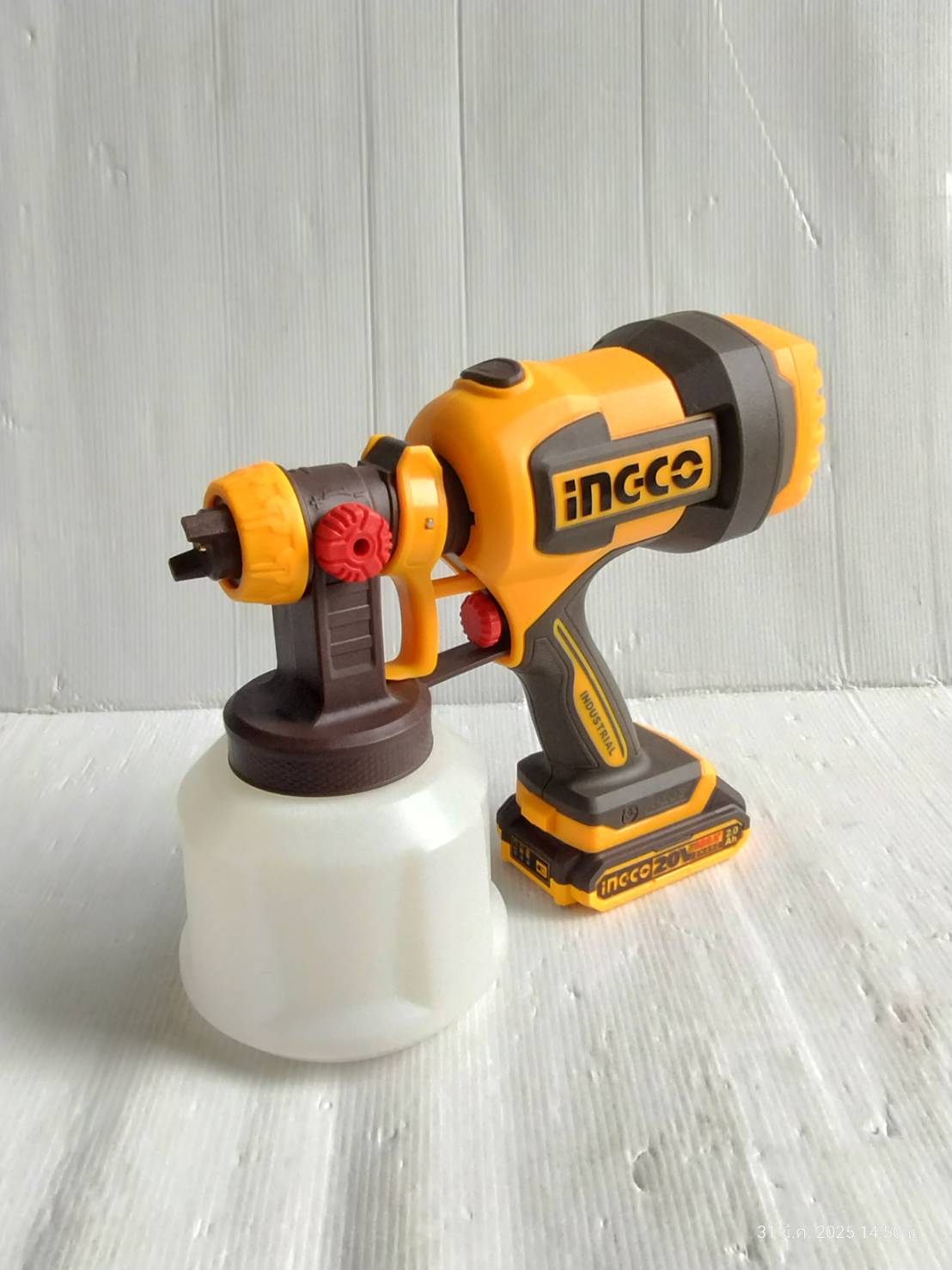 INGCO กาพ่นสีไร้สาย 20V รุ่น CSGLI20042