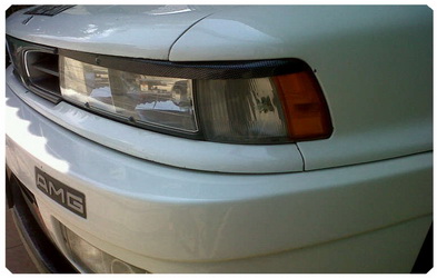 คิ้วไฟหน้า (eye lids) Mitsubishi Galant VR-4 89-93 ส่งฟรี EMS ทั่วไทย