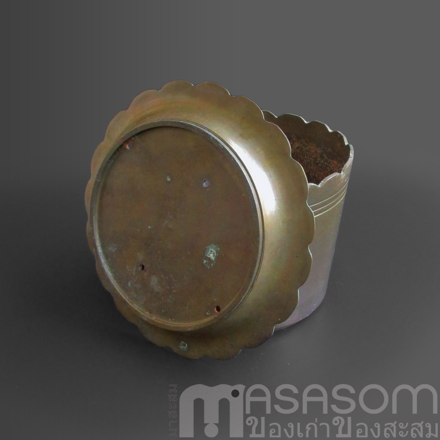 กระถางธูปทองเหลืองเก่า