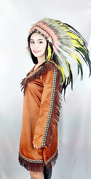 ชุดอินเดียแดงหญิง