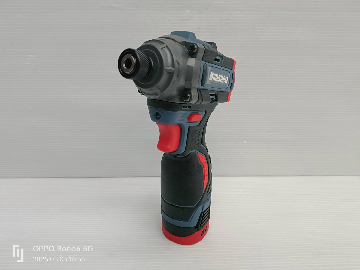 ไขควงกระแทกไร้สาย สว่าน Masaru รุ่น SCDI-185 แบตเตอรี่ลิเธียม 16.8V เจาะสกรู ขันได้ 3 ระดับ