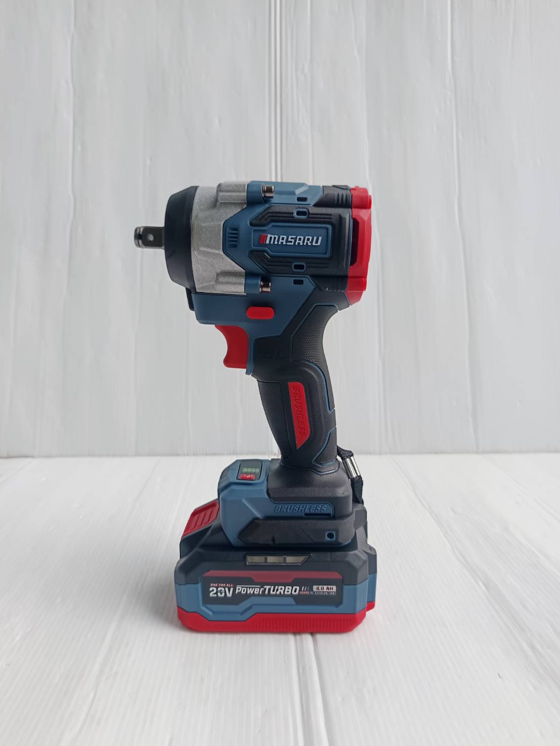 MASARU บล็อกไฟฟ้า รุ่น SCDW-230 แรงบิด 800 N.m 4 หุน แบตเตอรี่ลิเธียม ประกันสินค้า 1 ปี