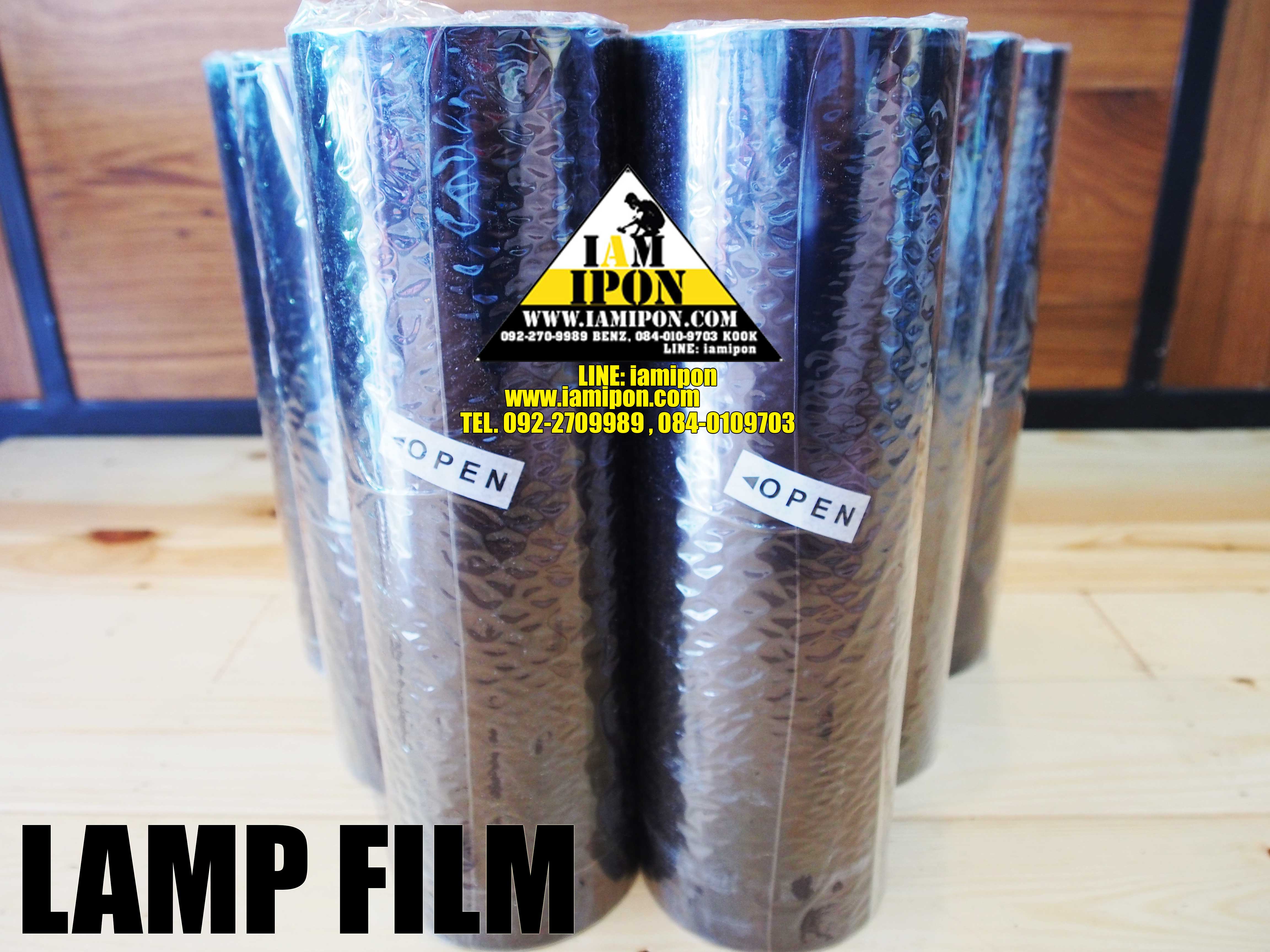 Film Light ฟิล์มติดไฟหน้า - ไฟท้าย สีใส ทะลุแสง ติดได้ทุกรุ่น ทุกยี่ห้อ
