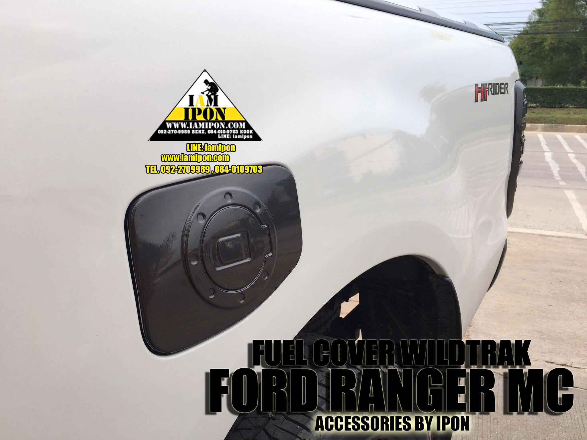 FUEL DOOR WILDTRAK FORD RANGER T6-MC ครอบฝาถังน้ำมันฟอร์ดเรนเจอร์วายแทรก T6-MC