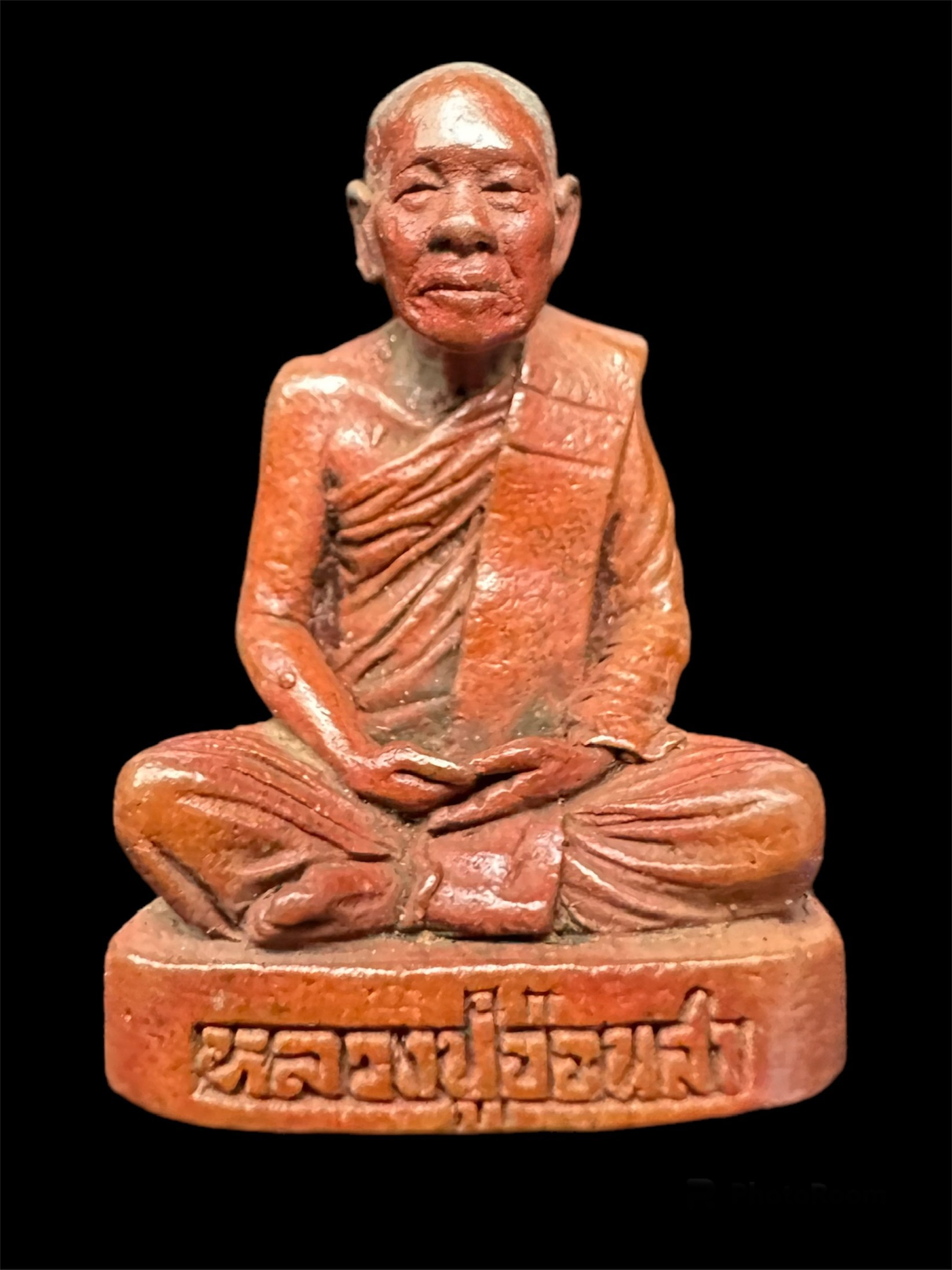 รูปหล่อรุ่น 4 (รุ่นสุดท้าย) หลวงปู่อ่อนสา สุขกาโร วัดประชาชุมพลพัฒนาราม จ. อุดรธานี พร้อมกล่องเดิม