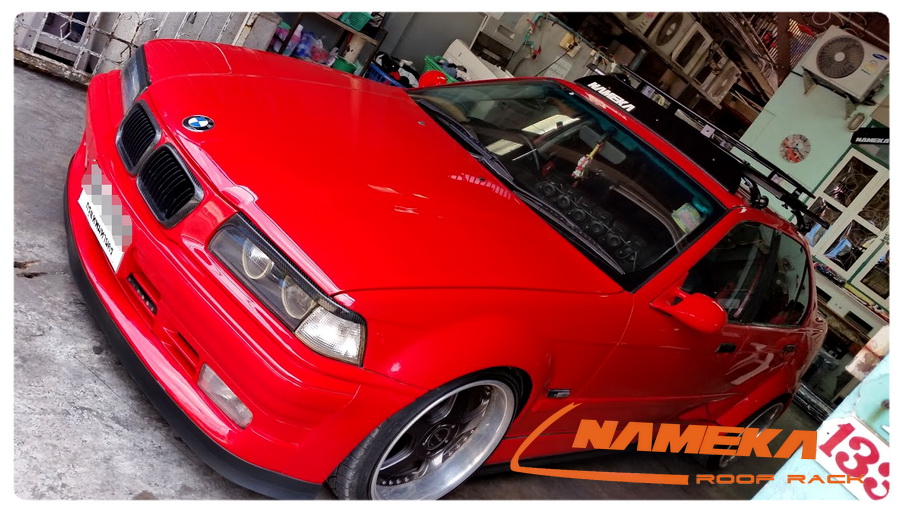 roof rack NC-08 ชุดขาจับแร็คหลังคาพร้อมคานขวาง BMW E36 (ตรงรุ่น)