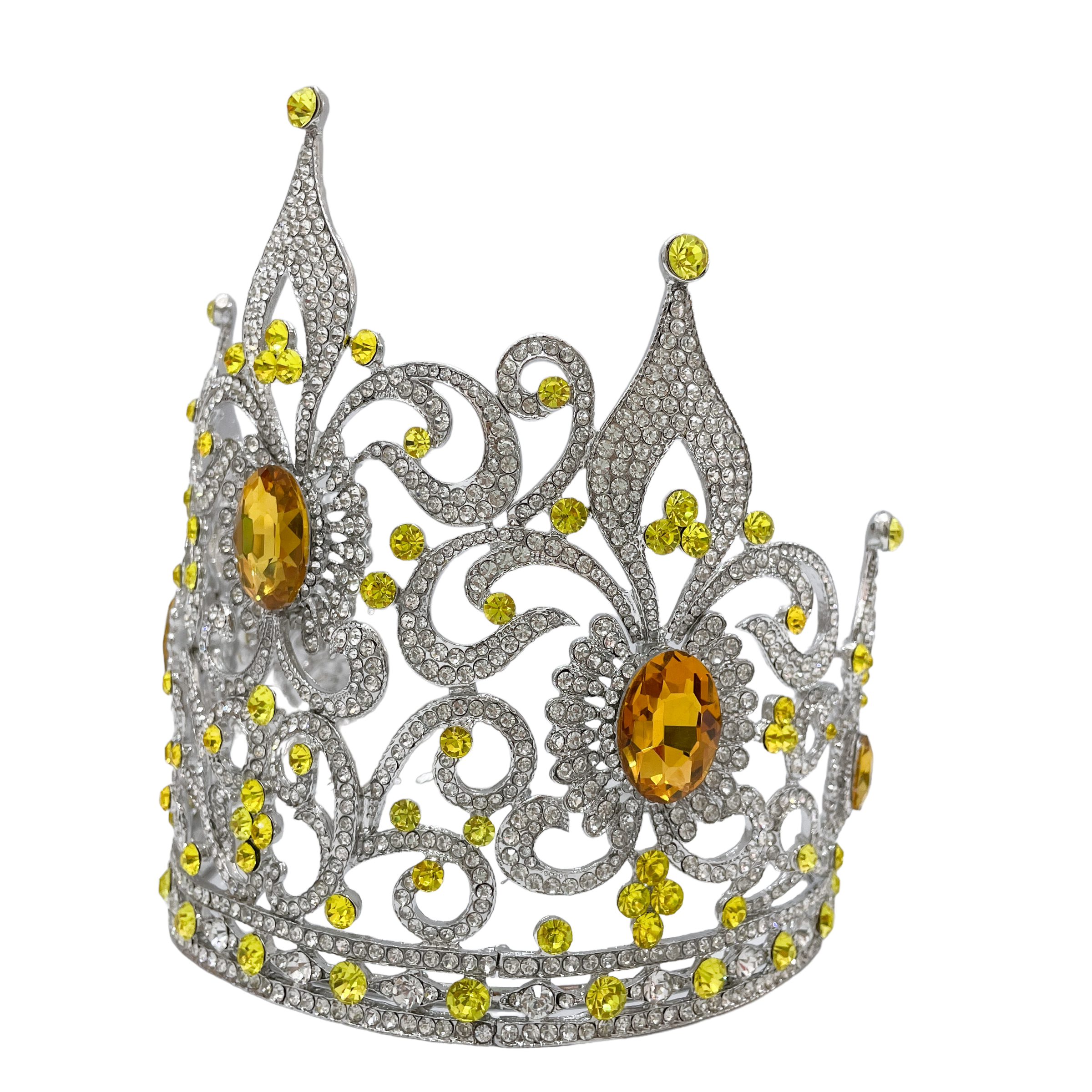 (พร้อมส่งจากไทย) มงกุฏ 102 สีเหลือง มงกุฎนางงาม มงกุฎเพชร มงกุฎประกวด สินค้าพร้อมส่ง ไม่ต้องรอนาน งานพรีเมี่ยม