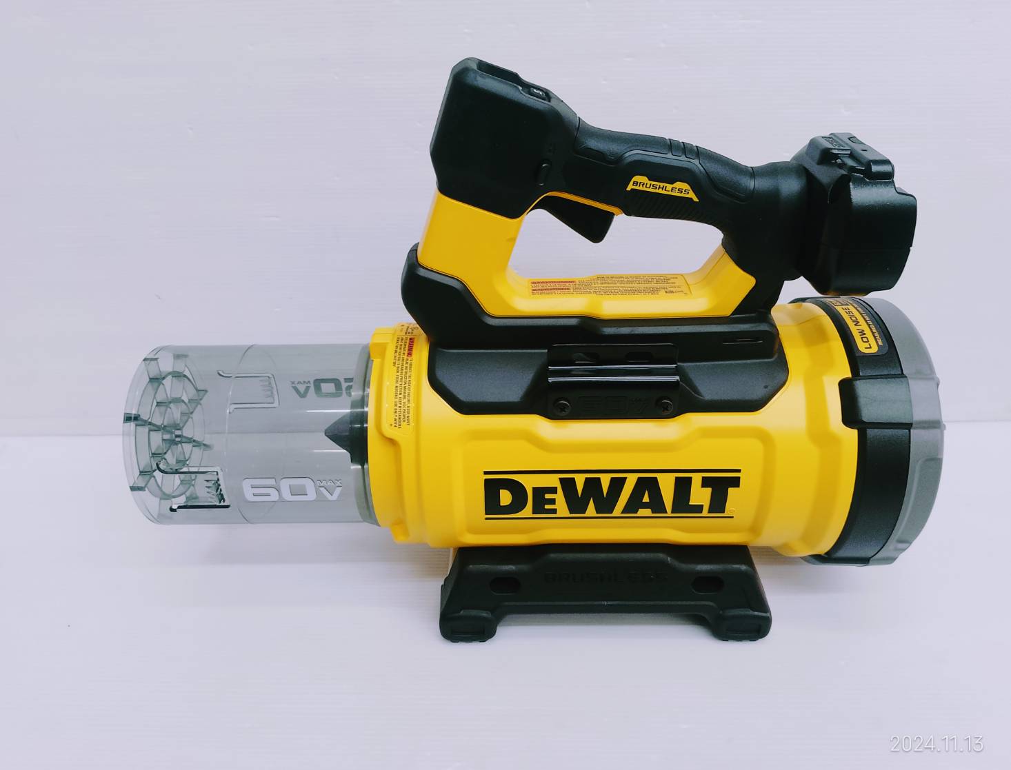DEWALT เครื่องเป่าใบไม้ไร้สาย 60V DCBL777B (เฉพาะตัวเครื่อง)