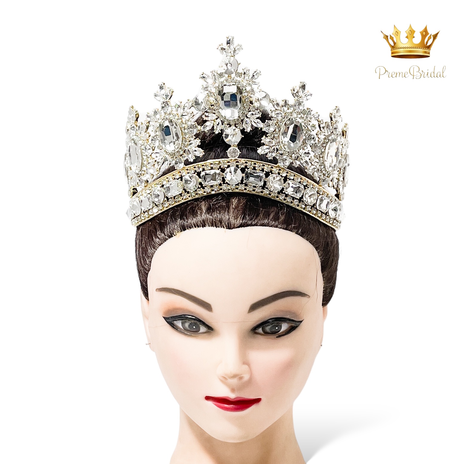 (พร้อมส่งจากไทย) มงกุฏ 100 สีทอง มงกุฎนางงาม มงกุฎเพชร มงกุฎประกวด สินค้าพร้อมส่ง ไม่ต้องรอนาน งานพรีเมี่ยม