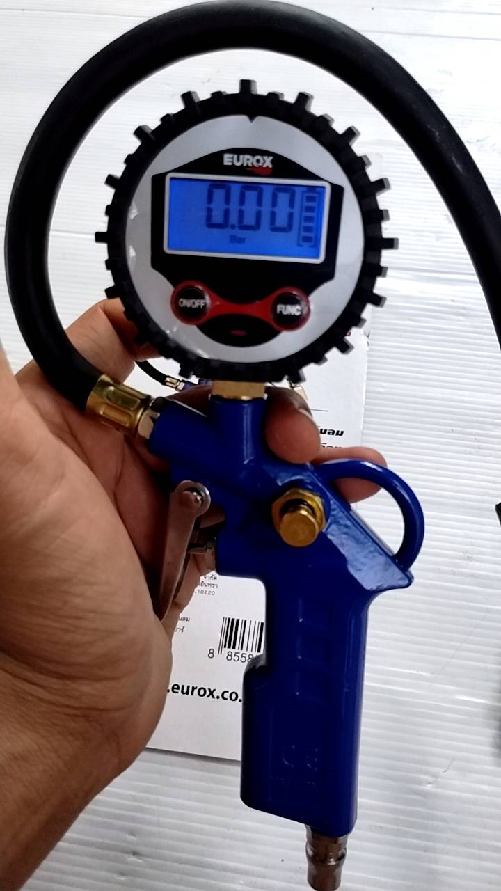 EUROX ปืนเติมลมยาง ความยาวสายเติมลม: 12 นิ้ว