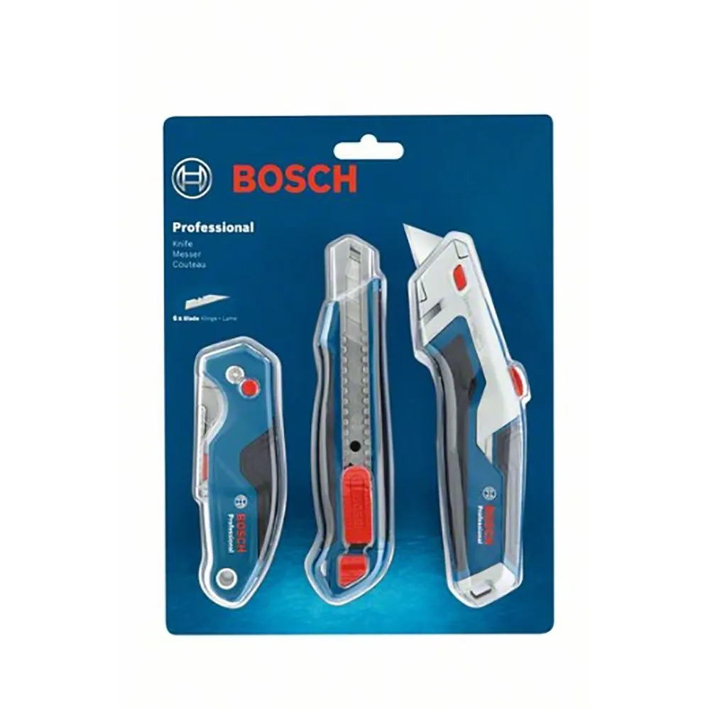 BOSCH ชุดอุปกรณ์งานช่าง 3 ตัวชุด 1600A027M4