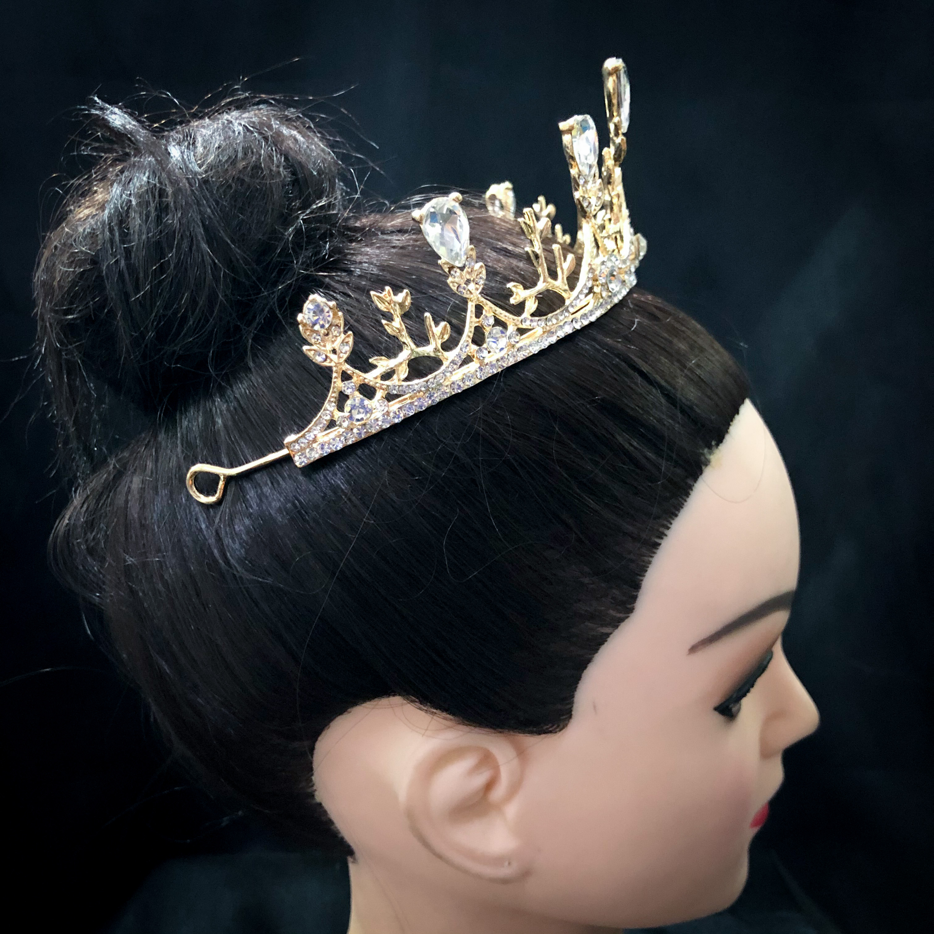 (พร้อมส่ง) เทียร่า 258 สีทอง งานสวยเกินราคา เกรดพรีเมี่ยม ใส่ได้หลายครั้ง