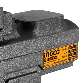 INGCO ปากกาจับชิ้นงาน แบบหนีบโต๊ะ ขนาด 60 มม. รุ่น HBV082 (Bench Vice)