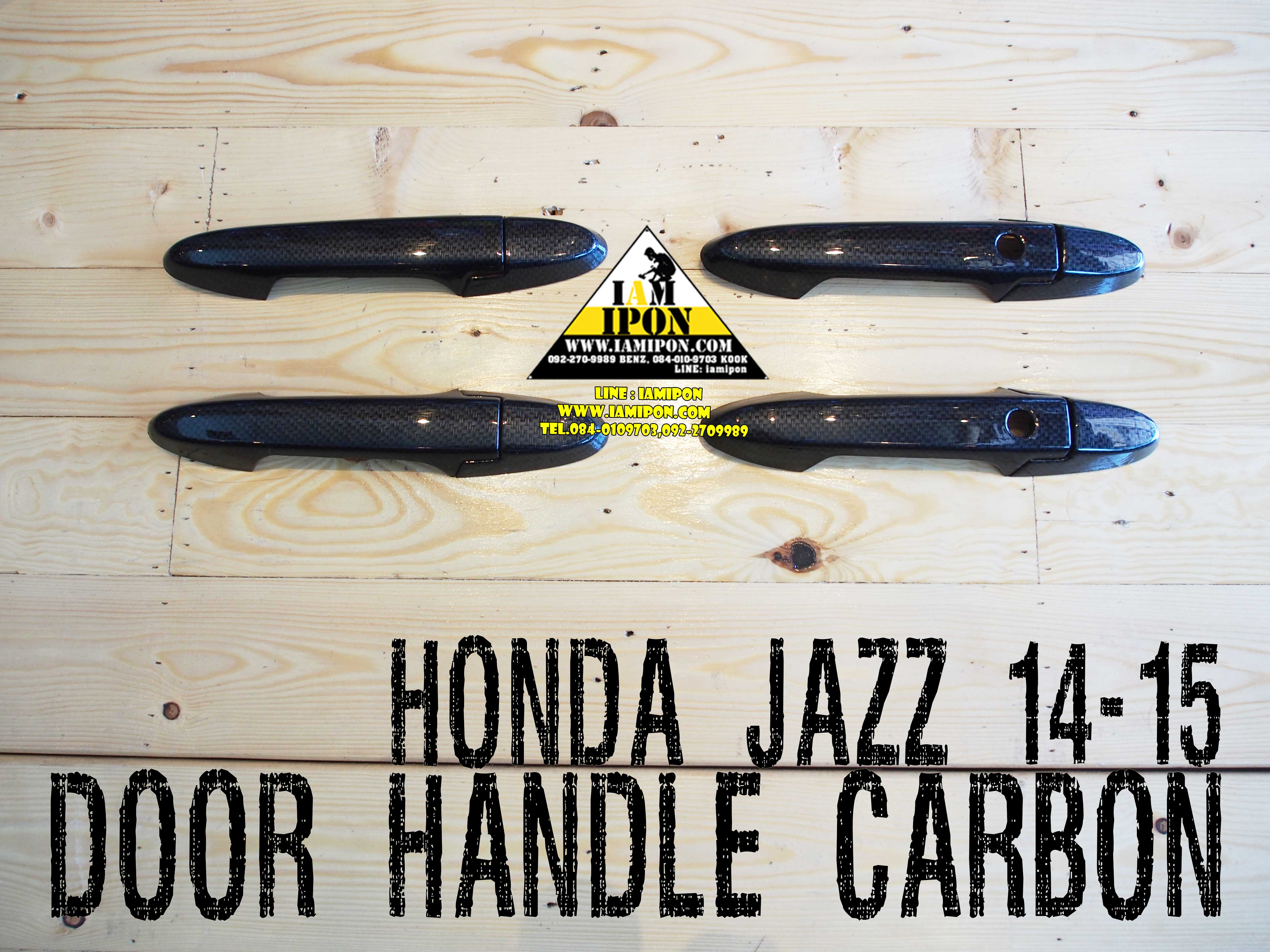DOOR HANDLE JAZZ CABON GK 14 -15 ครอบมือจับเปิดประตูคาร์บอนแจ๊ส จีเค ปี14 - 15