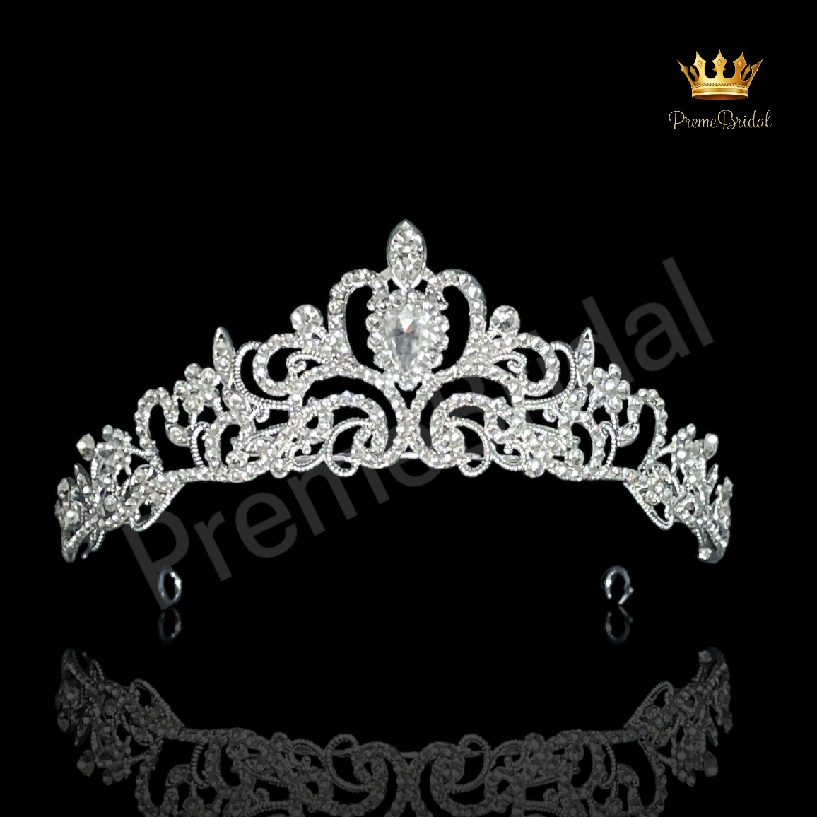 (พร้อมส่ง) เทียร่า 419 มงกุฎเพชร ครึ่งหัว งานสวย ปราณีต QCเพชรทุกเม็ด สินค้าพร้อมส่งจากไทย