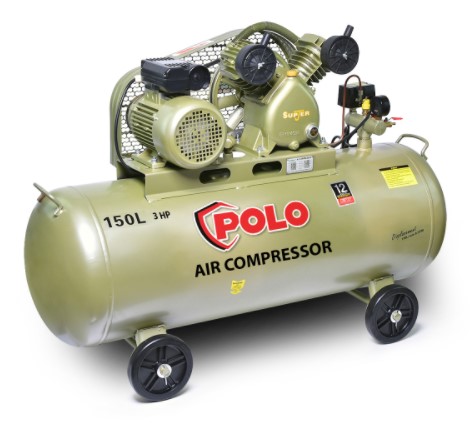 ปั้มลมสายพาน150ลิตร 3HP SGJ2070-150 POLO