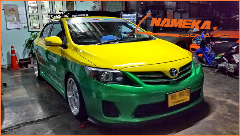 NR-14 Nameka Fairing Rack แผ่นชิล แฟริ่งบังลม แร็คหลังคา รถยนต์