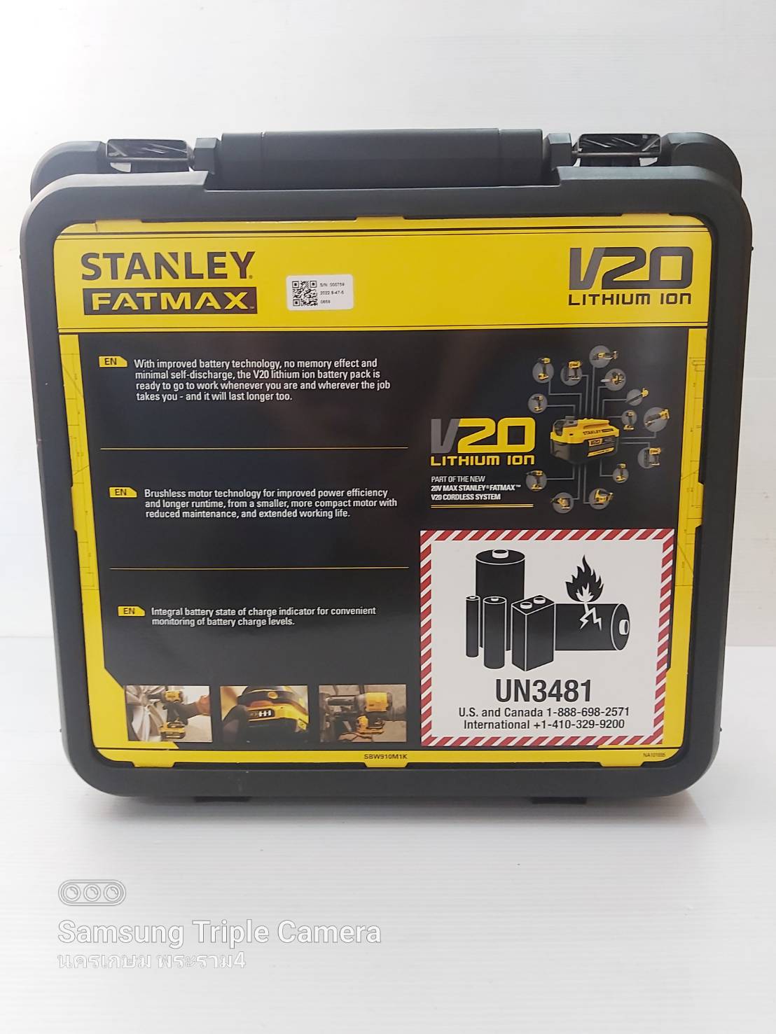 บล็อกกระแทกไร้สาย20V SBW910M1K STANLEY