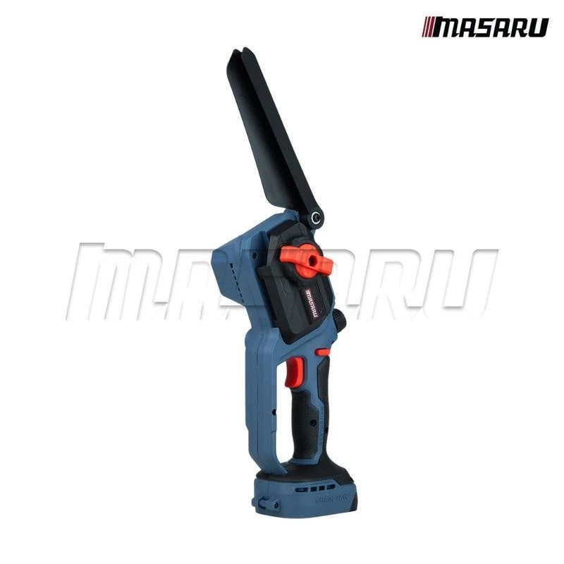 MASARU เลื่อยไฟฟ้าไร้สาย 8 นิ้ว 20V รุ่น SCS-410 เลื่อยตัดไม้ ใช้งานสวน เลื่อยโซ่ไร้สาย มอเตอร์ Brushless