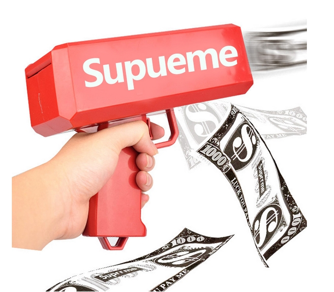 ชุดอาหรับดูไบ / ชุดเศรษฐีดูไบ / ชุดชีค / ชุดอาหรับ / ชุดดูไบ พร้อมปืนยิงแบงค์ และพร๊อพ