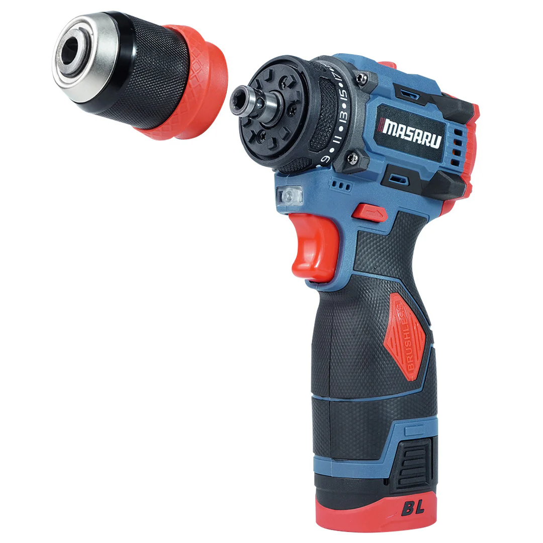 MASARU สว่านไร้สาย2 in 1 รุ่น MSR-CD204-B2 สว่านเปลื่ยนหัวได้
