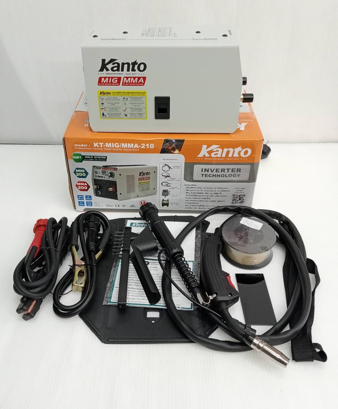 เครื่องเชื่อม2ระบบ KT-MIG/MMA-210 KANTO