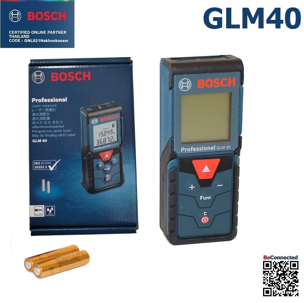 เลเซอร์วัดระยะ40ม. GLM40 BOSCH