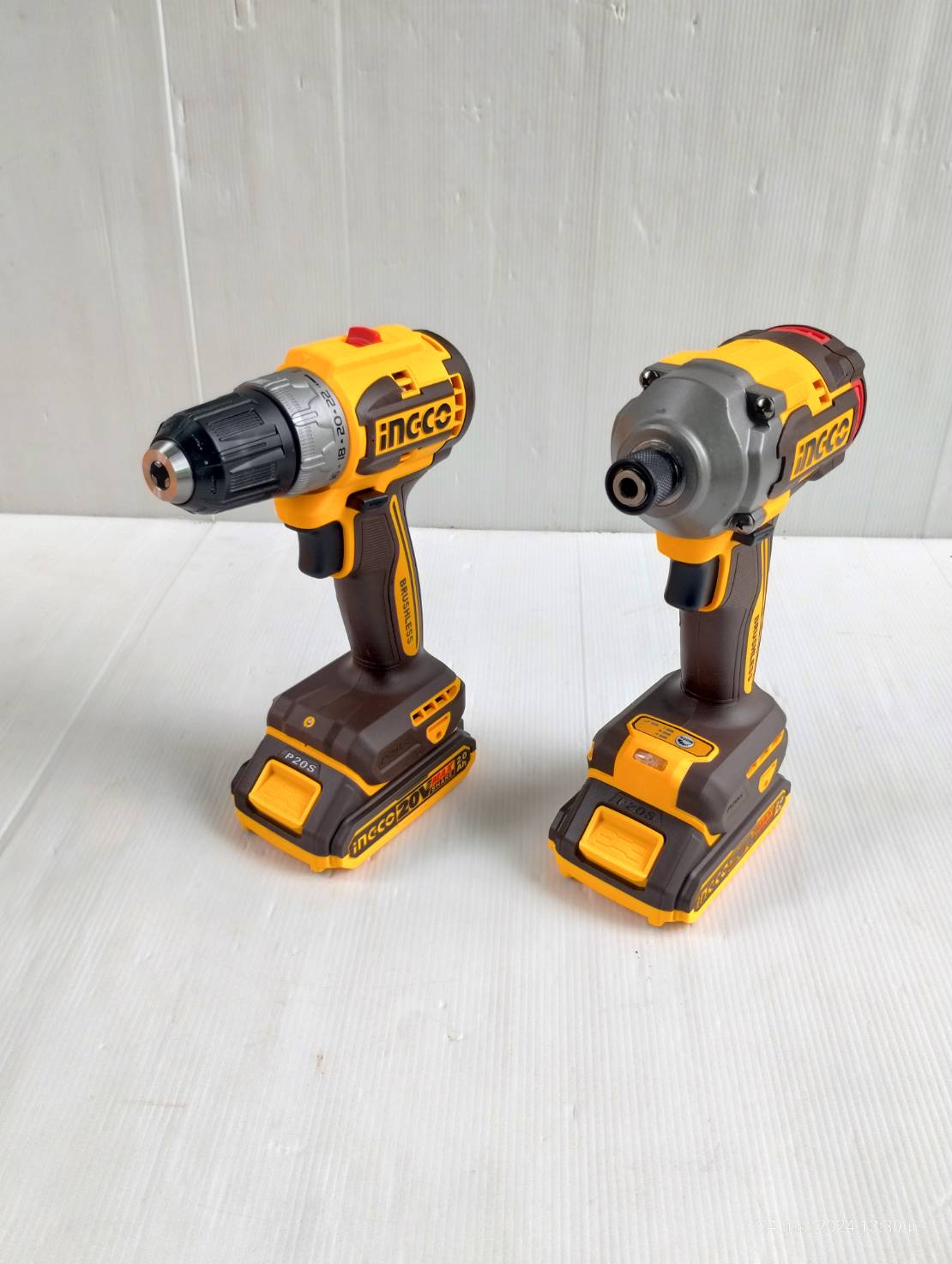 INGCO Combo Set สว่านไร้สาย+ไขควงกระแทก 285 N.m.CKLI20272